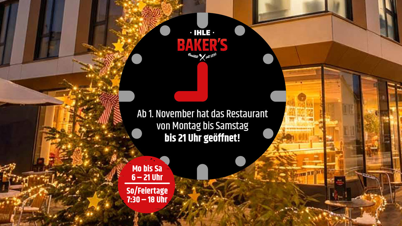 Längere Öffnungszeiten im BAKER’S Göggingen