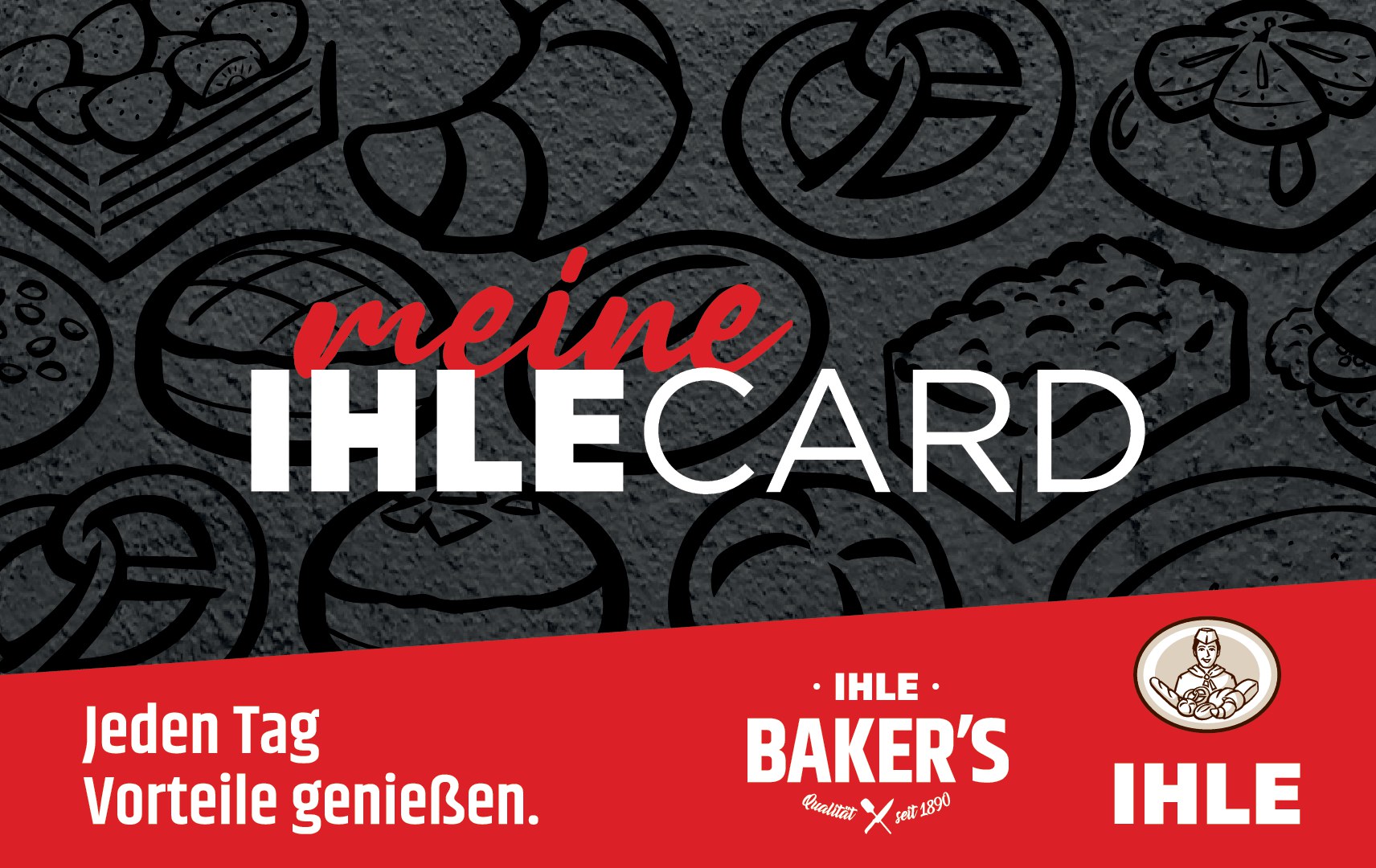 Vorderseite der Karte: „meine IHLE CARD“